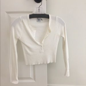Princess Polly Ribbed Long Sleeve Henley